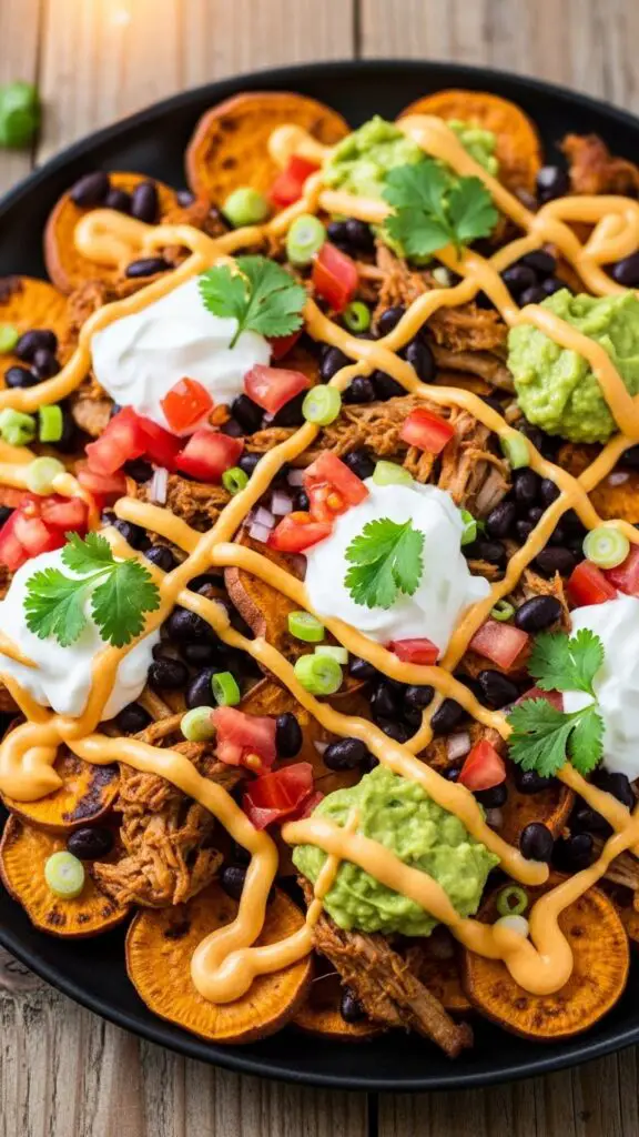 . Loaded Sweet Potato Nachos
