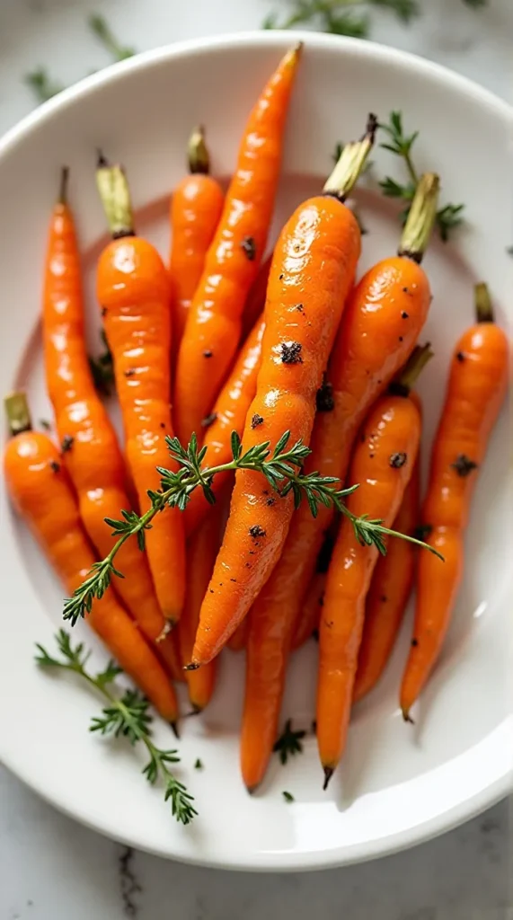 Maple-Glazed Carrots with Thyme