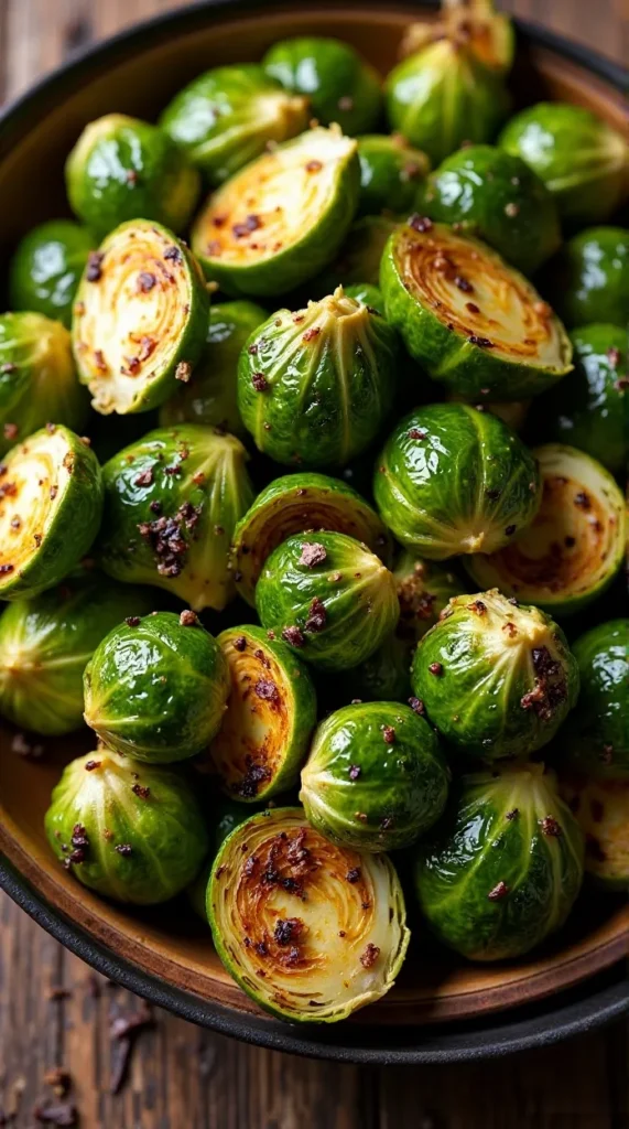 Maple-Roasted Brussels Sprouts
