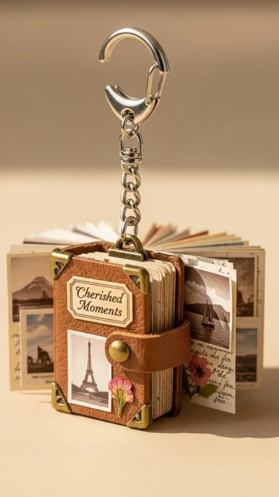 Memory Scrapbook Keychain