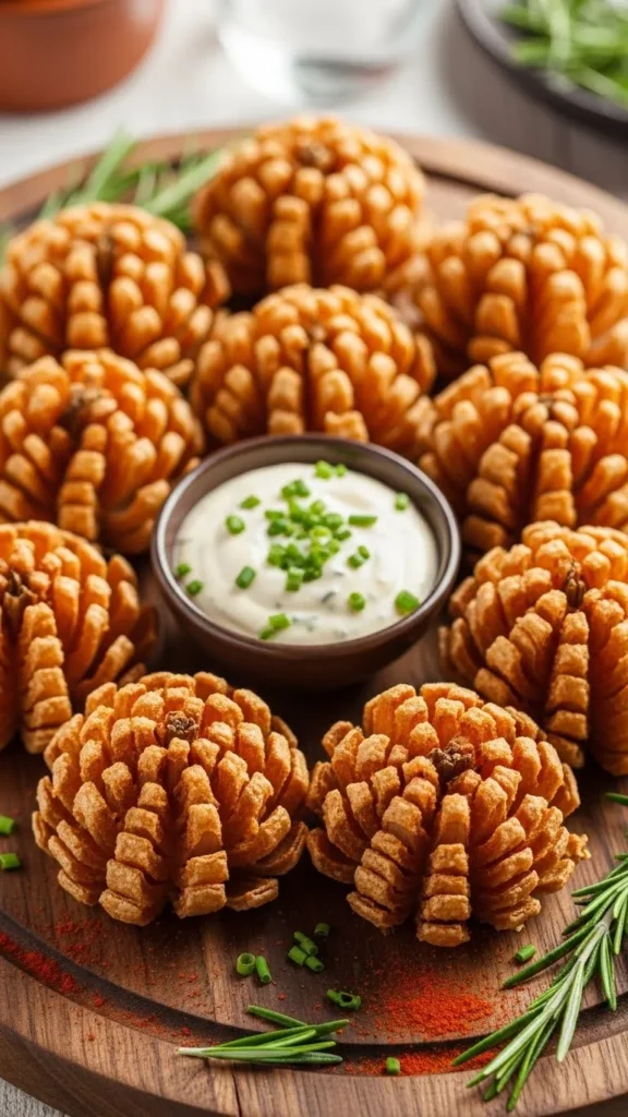 Mini Blooming Onions (Because Full-Size Is Too Much Commitment)