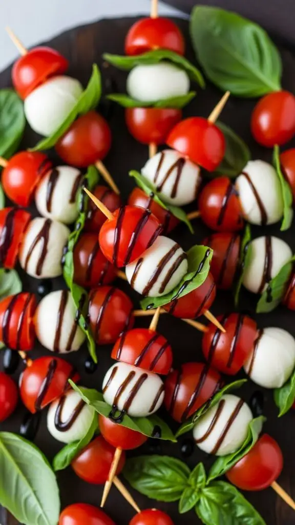 Mini Caprese Skewers