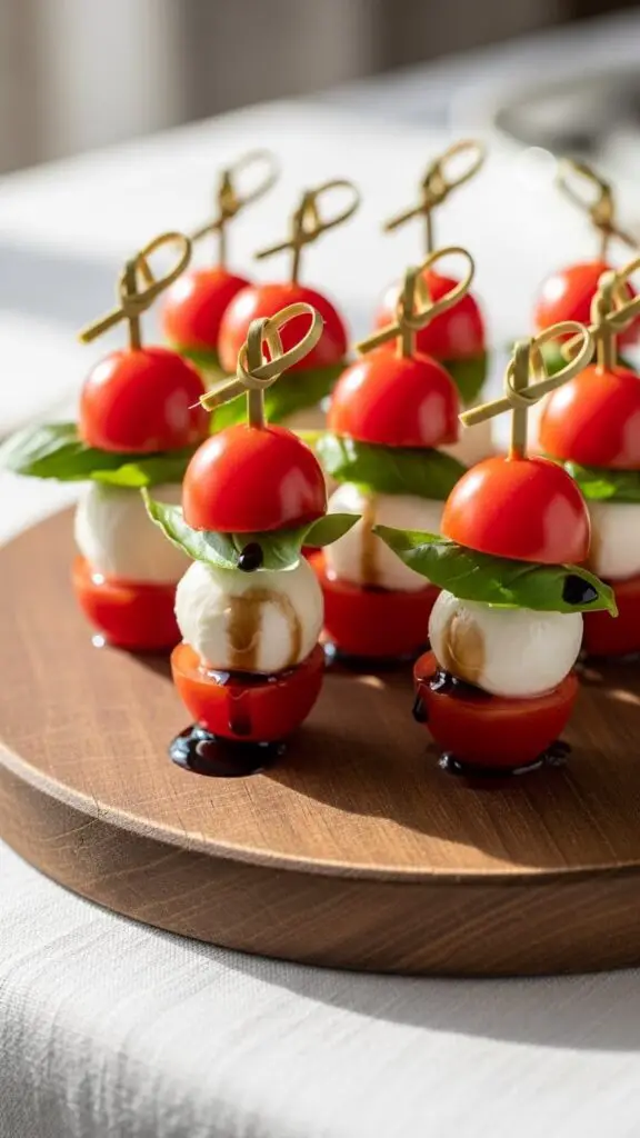 . Mini Caprese Skewers
