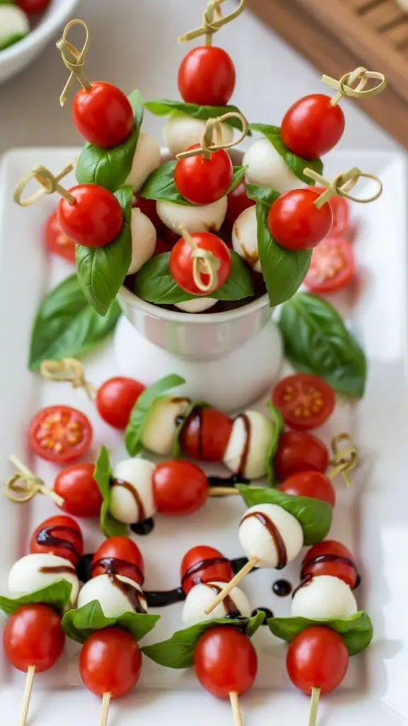 Mini Caprese Skewers