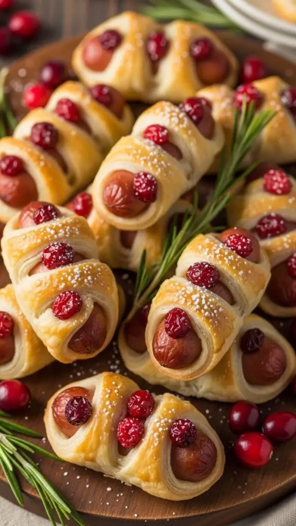 Mini Sausage and Cranberry Puffs