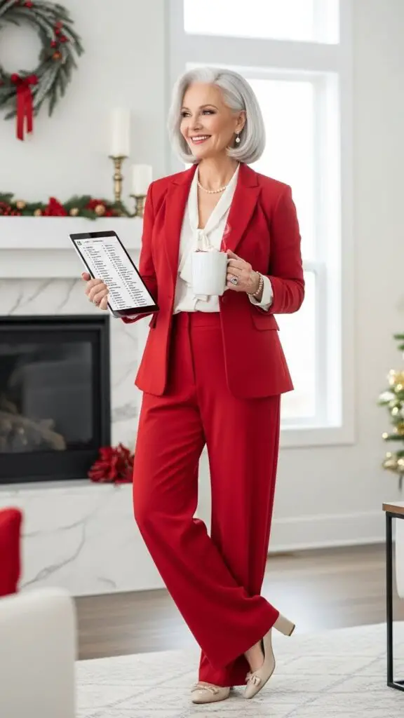 Modern Mrs. Claus Glow-Up