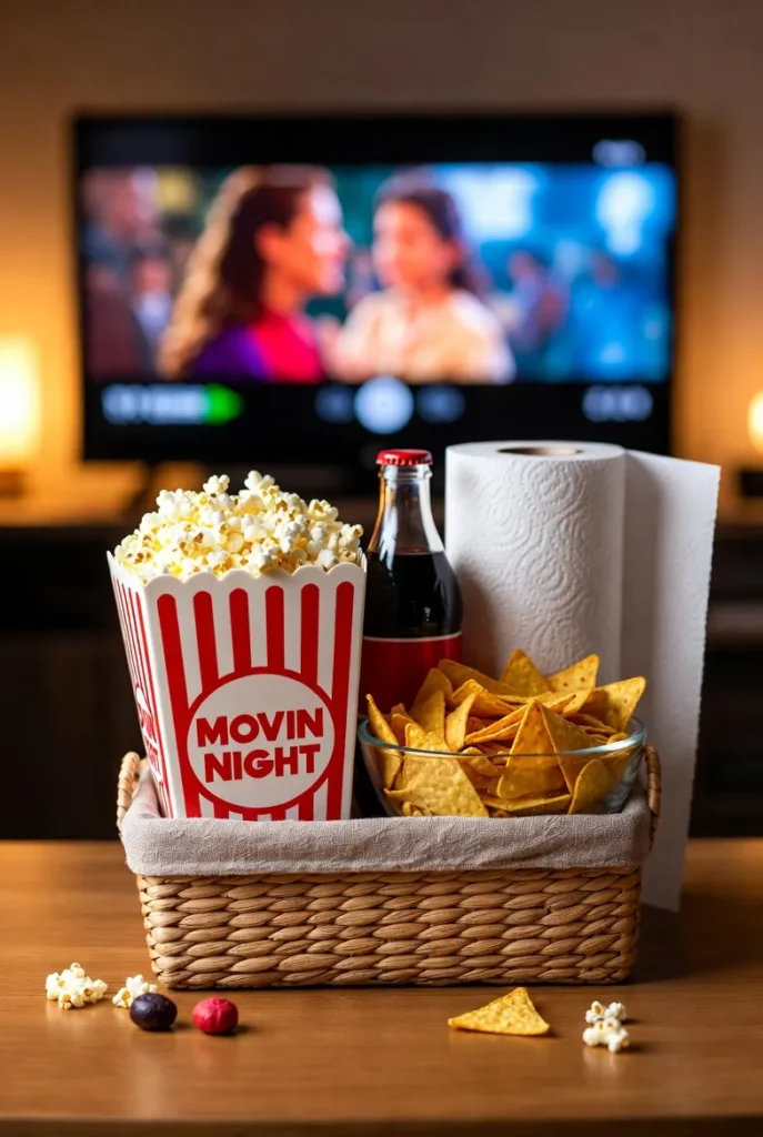 Movie Night Basket