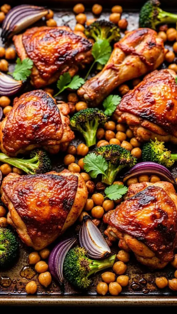 One-Pan Harissa Chicken & Chickpeas
