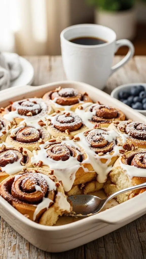 Overnight Cinnamon Roll Casserole