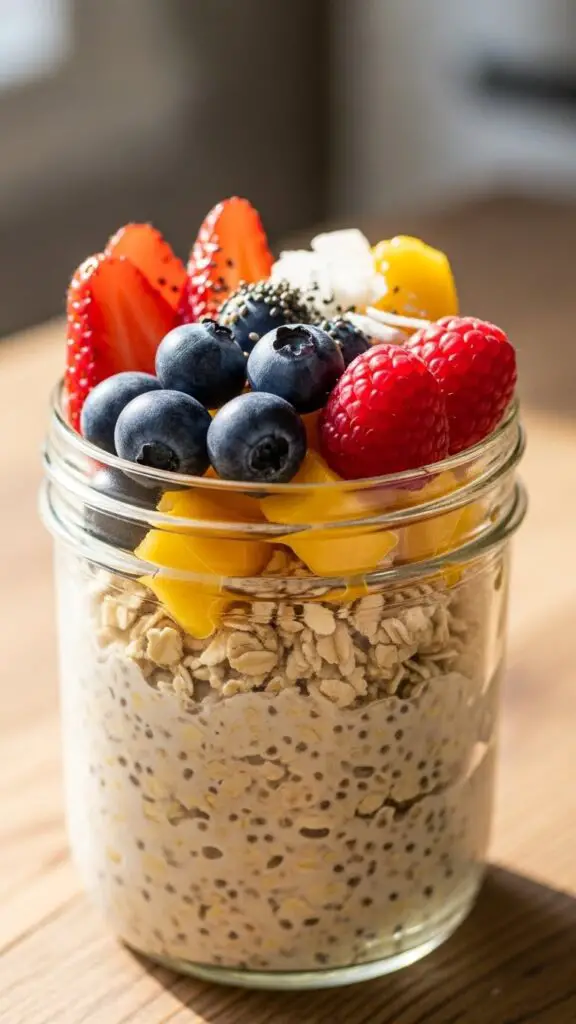 Overnight Oats with Fruits