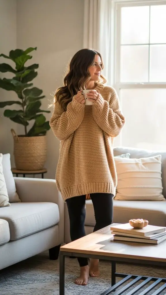 Oversized Sweater + Leggings