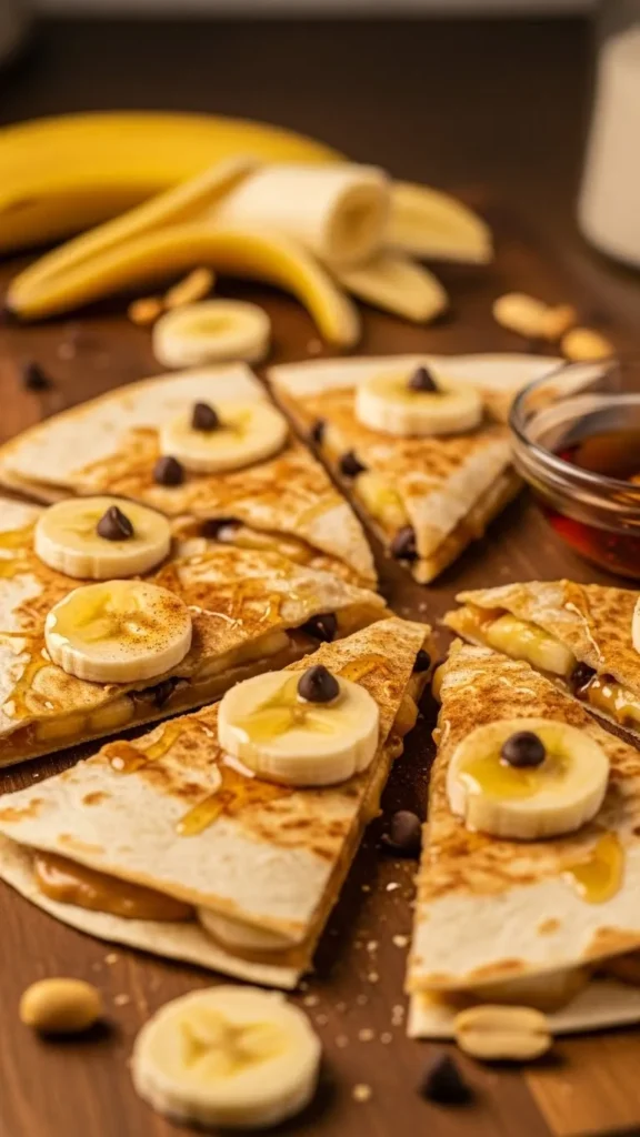 Peanut Butter Banana Quesadilla