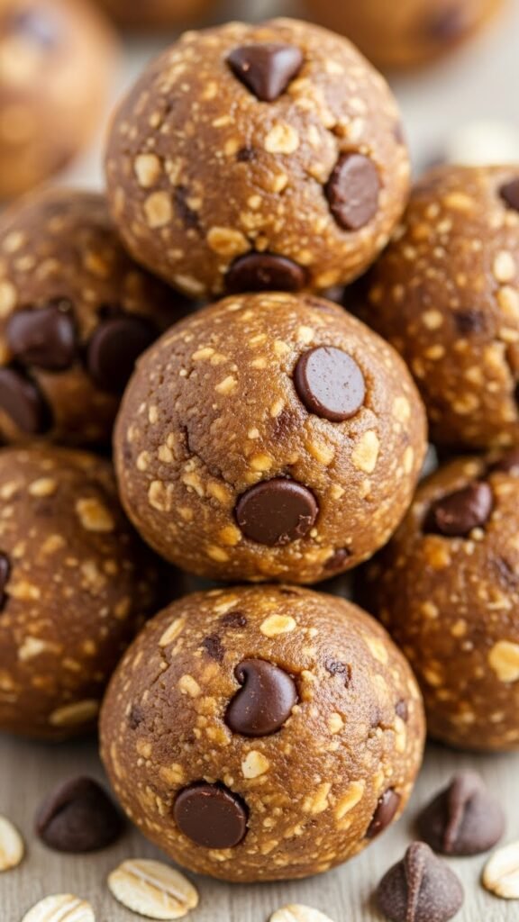 Peanut Butter Chocolate Chip Energy Bites