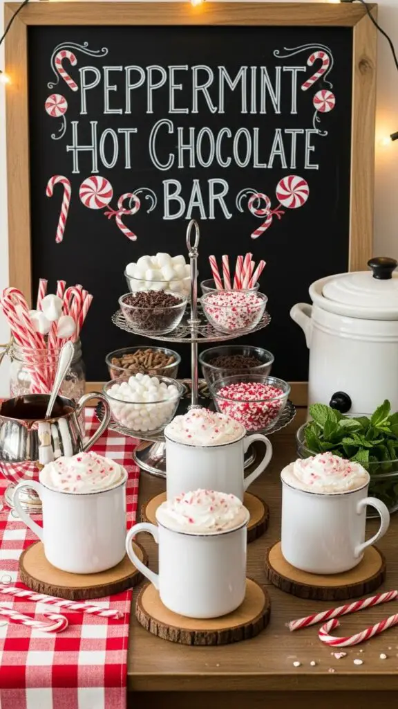 Peppermint Hot Chocolate Bar