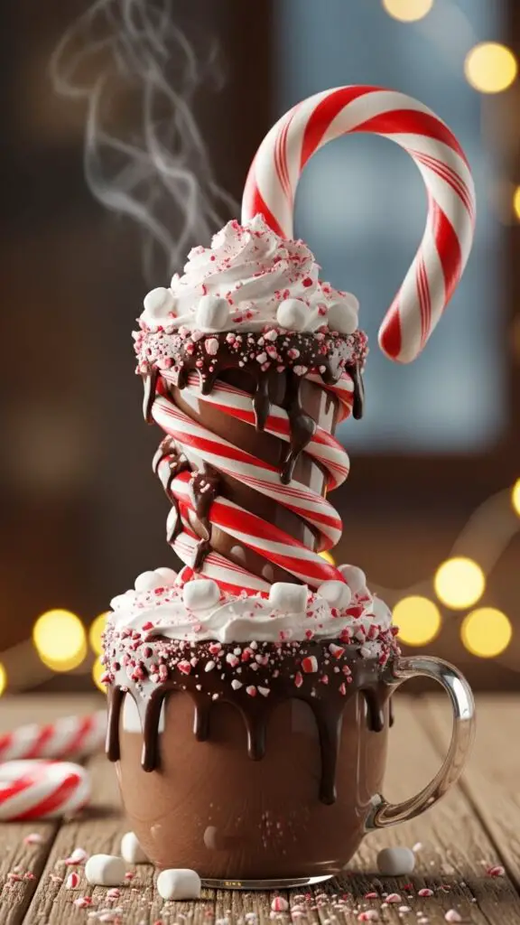 Peppermint Hot Chocolate Spike