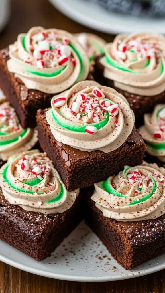Peppermint Mocha Brownies