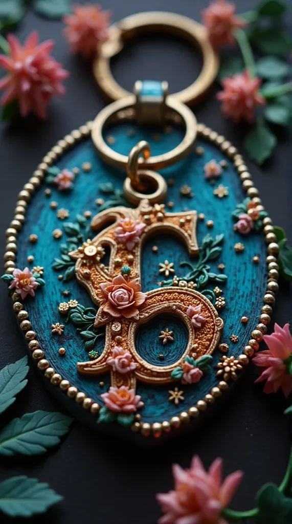 Personalized Keychain from Shrinky Dinks