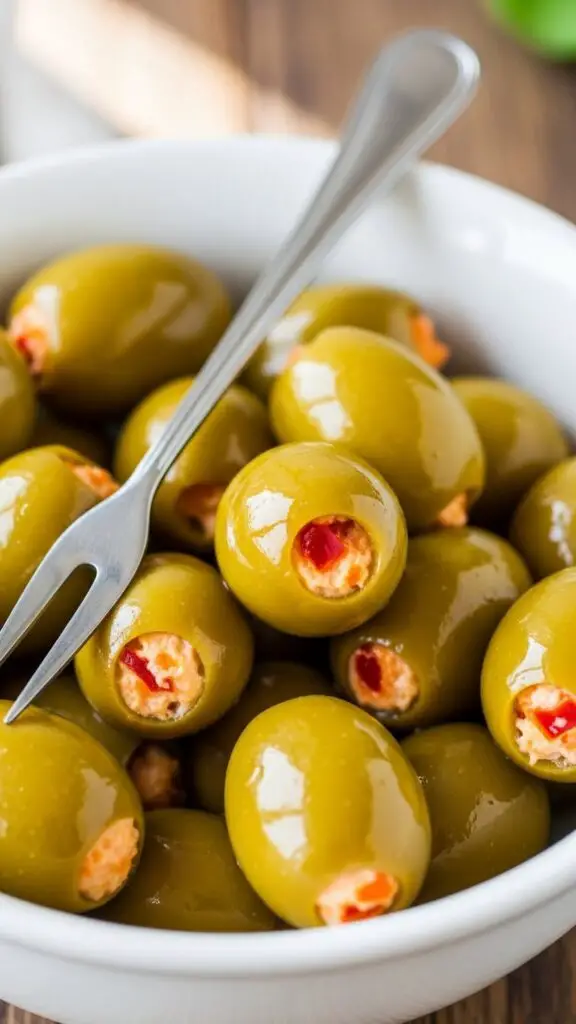 Pimento Cheese Stuffed Olives