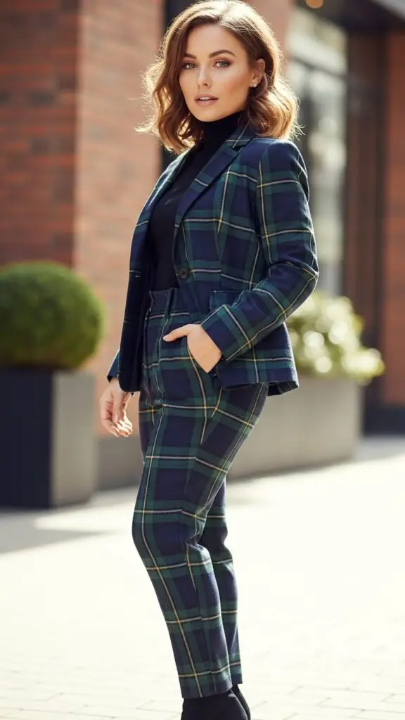 Plaid Outfit for Petite Frames