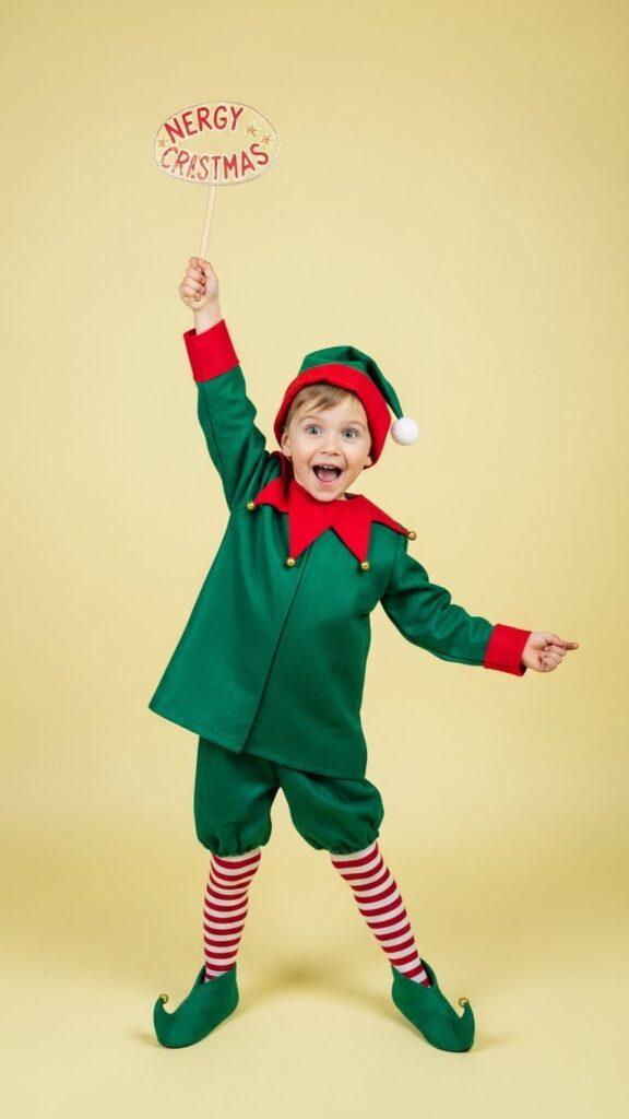Playful Christmas Elf Energy
