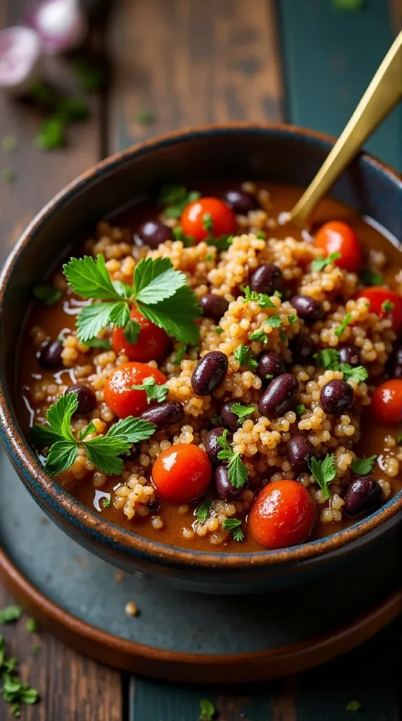 Quinoa and Black Bean Stew