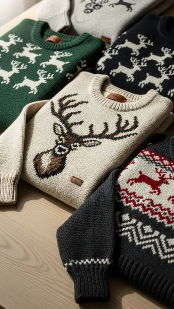 Reindeer Knit Sweaters