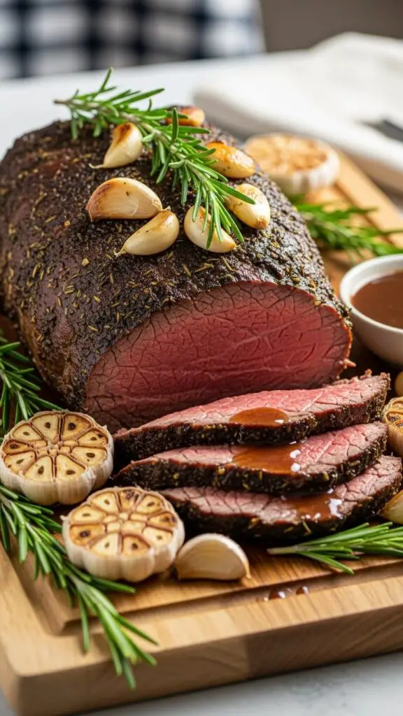 Roast Beef with Garlic & Rosemary