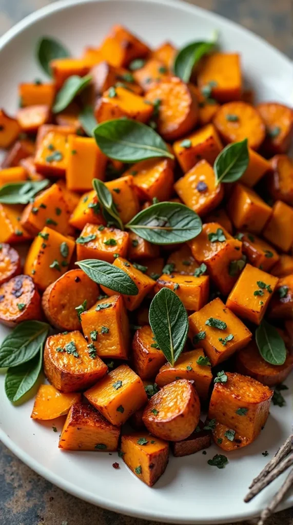 Roasted Sweet Potato & Sage Medley