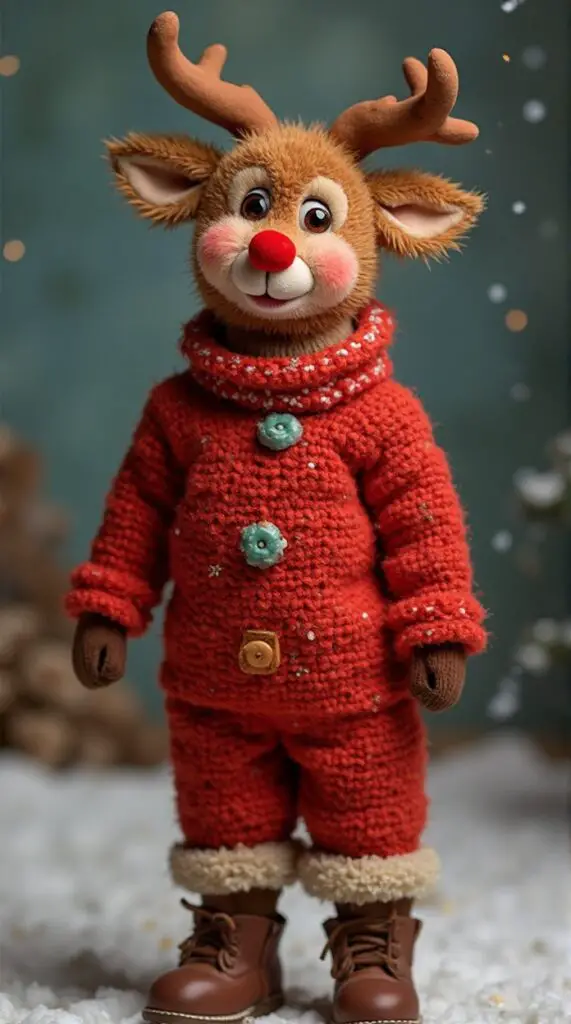 Rudolph the Red-Nosed Star outfit