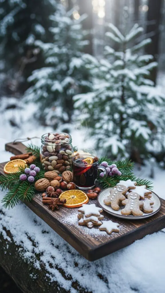 Rustic Winter Woodland Board