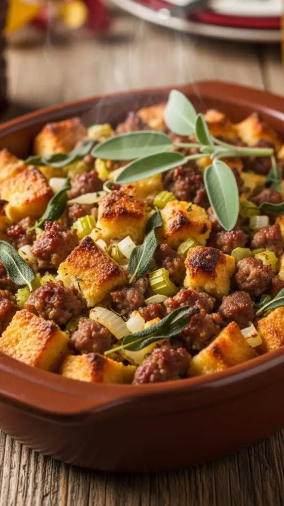 Sage and Sausage Stuffing