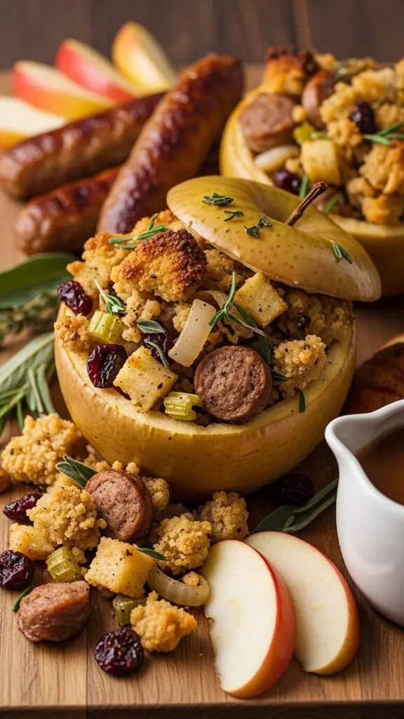 Sausage and Apple Stuffing Surprise