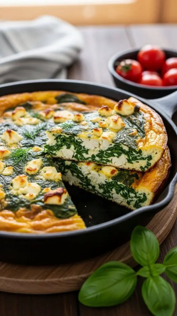 Savory Spinach & Feta Frittata