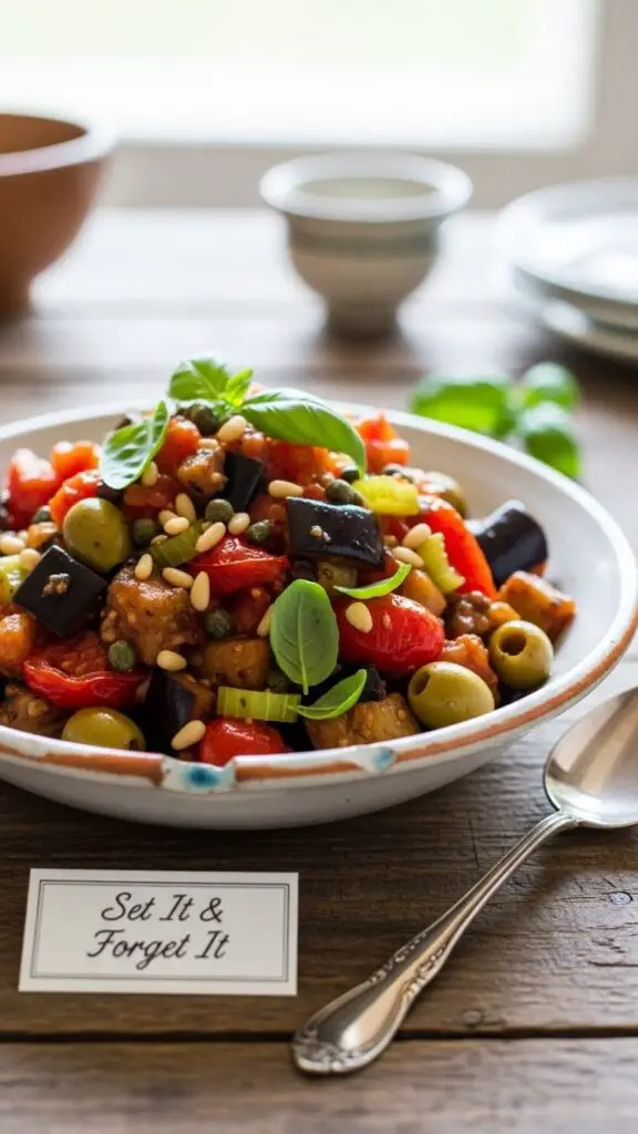 Set It & Forget It Eggplant Caponata