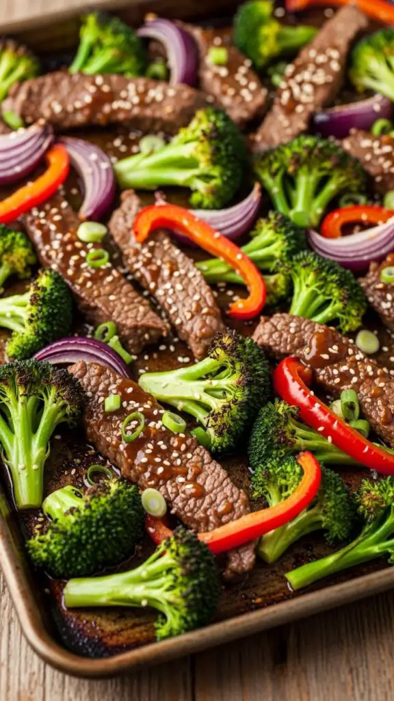 Sheet-Pan Beef & Broccoli