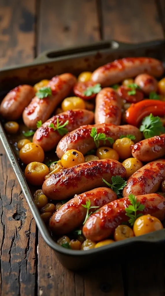 Sheet Pan Sausage and Veggies