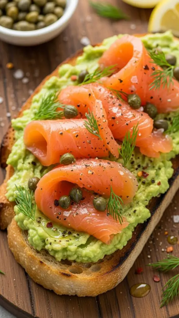 Smoked Salmon Avocado Toast