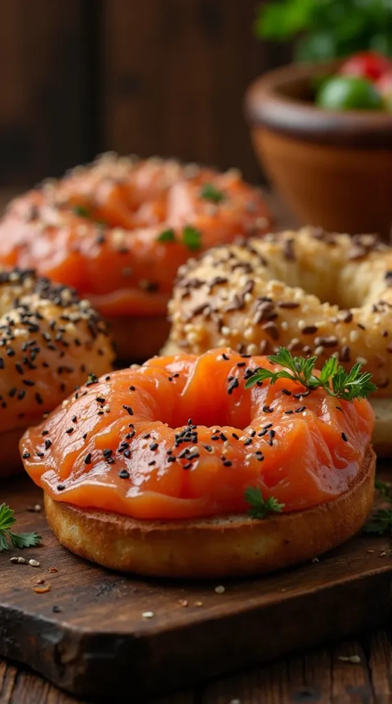 Smoked Salmon Bagel Bar