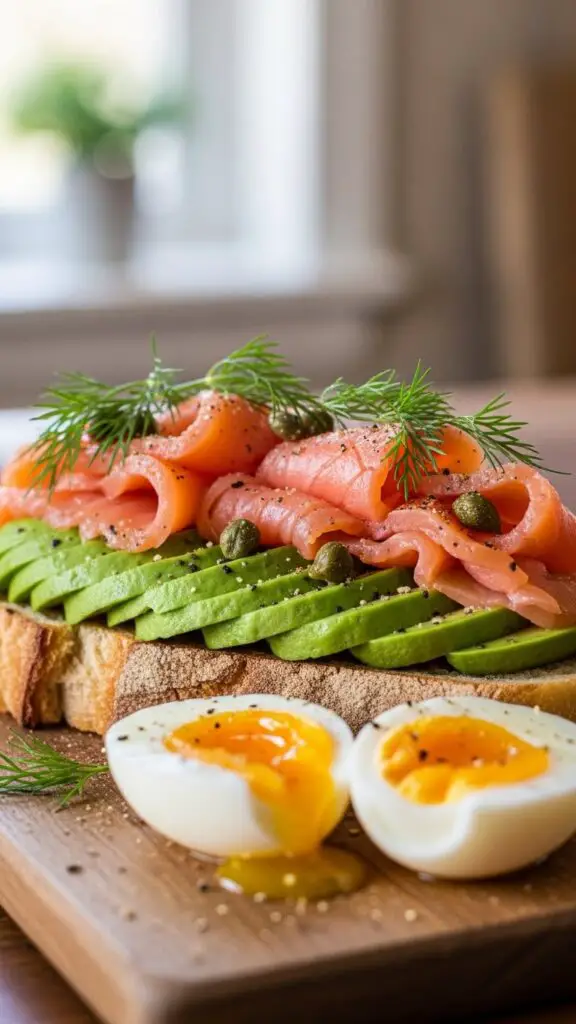Smoked Salmon and Avocado Toast