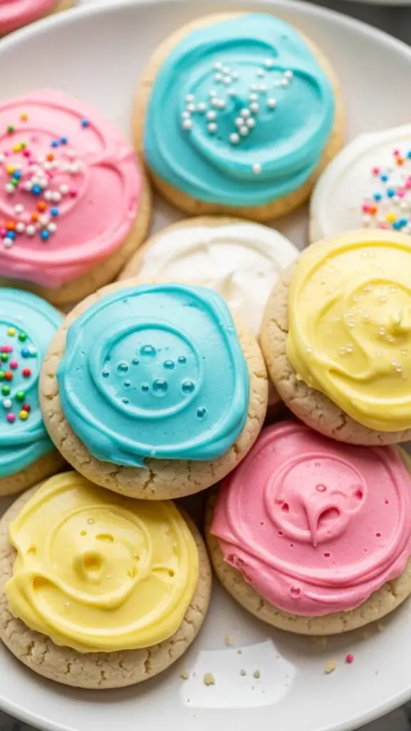 Soft Sugar Cookies with Icing