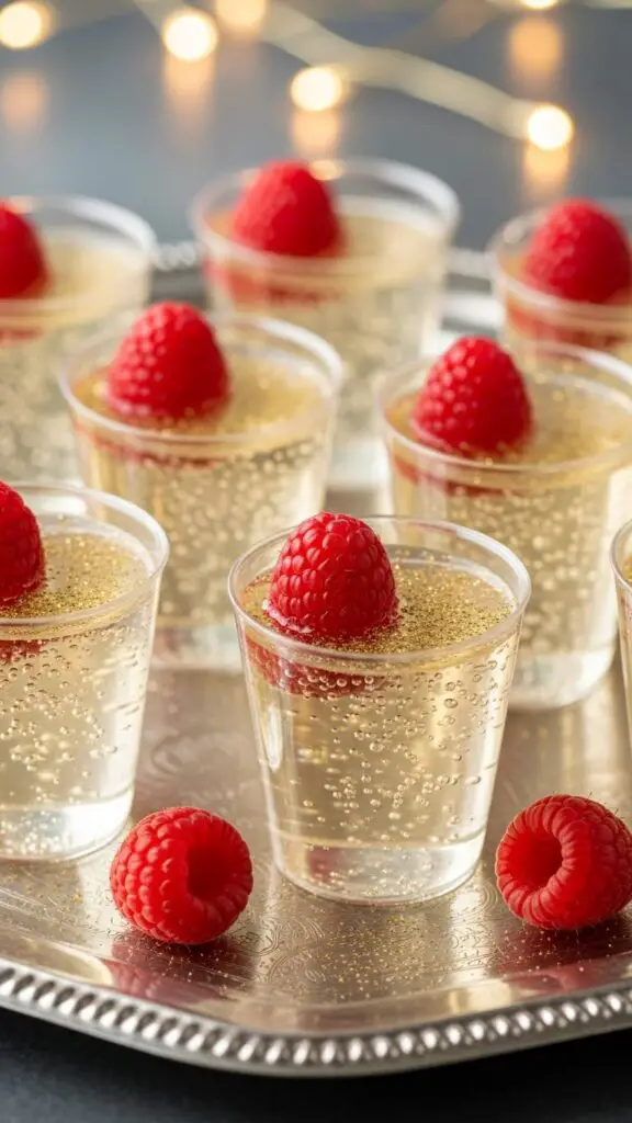Sparkling Champagne Jello Shots