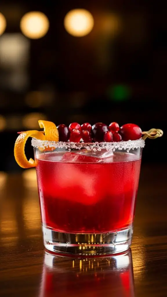 . Spiced Cranberry Martini