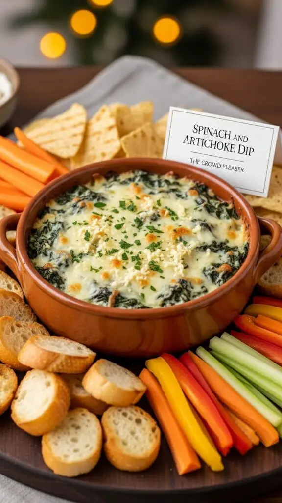 Spinach and Artichoke Dip—The Crowd Pleaser