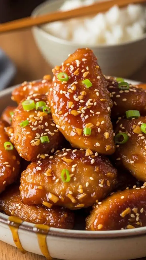 Sticky Honey Garlic Chicken