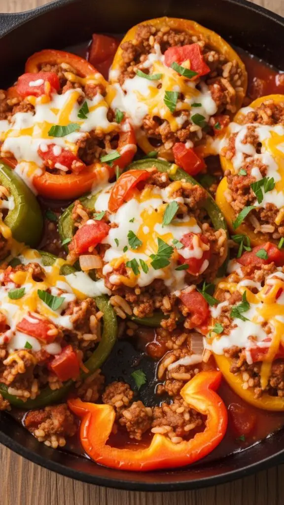 Stuffed Bell Pepper Skillet
