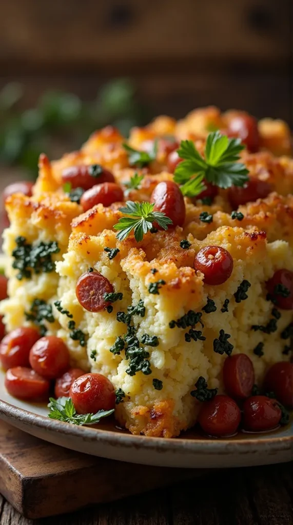 Stuffing with Sourdough, Sausage & Fresh Herbs