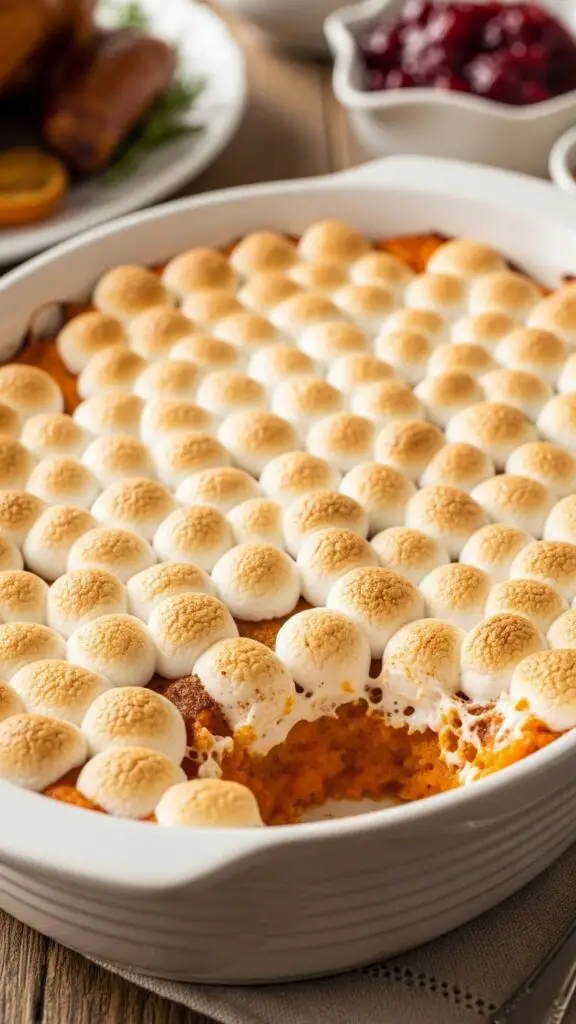 Sweet Potato Casserole with Marshmallows