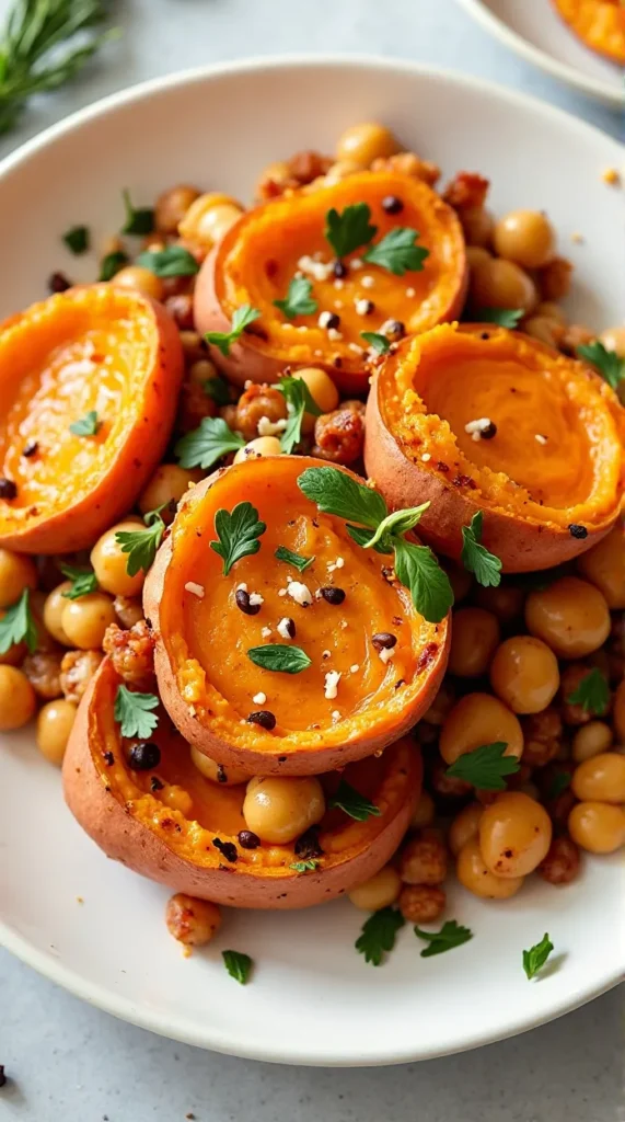 Sweet Potato & Chickpea Holiday Bake