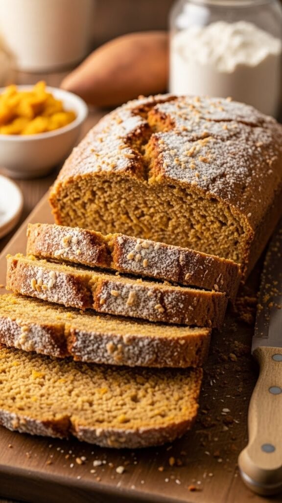 Sweet Potato Coconut Flour Bread