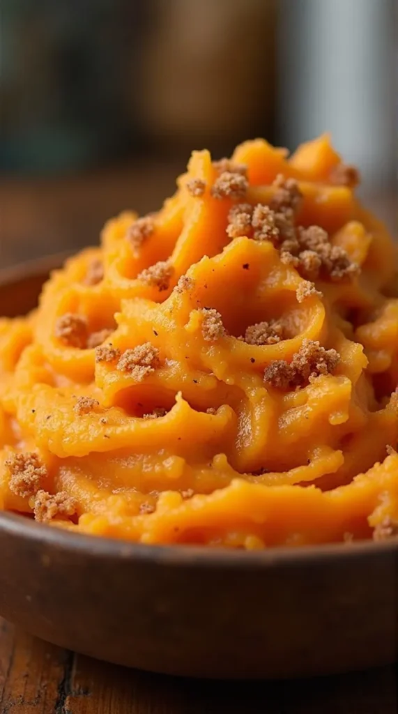 Sweet Potato Mash with Brown Sugar & Cinnamon